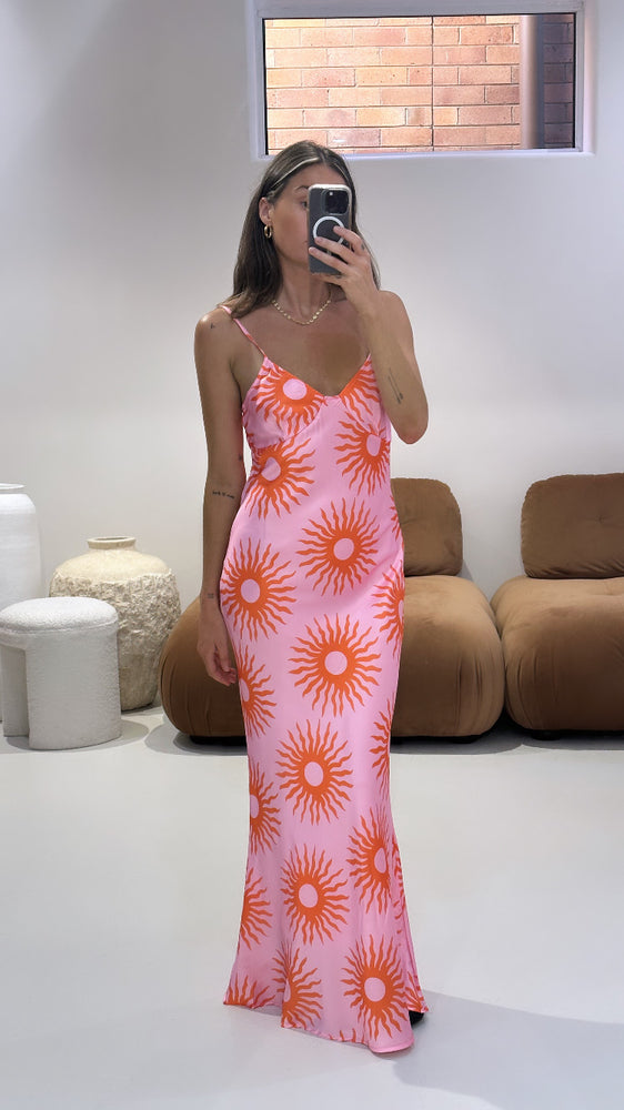 By Frankie - Sun Dress in Pink/ Orange