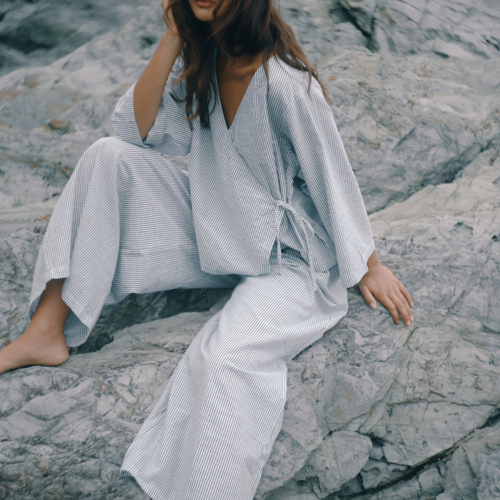 
                      
                        Bare Road - Ivy Pant in Spirulina Stripe
                      
                    