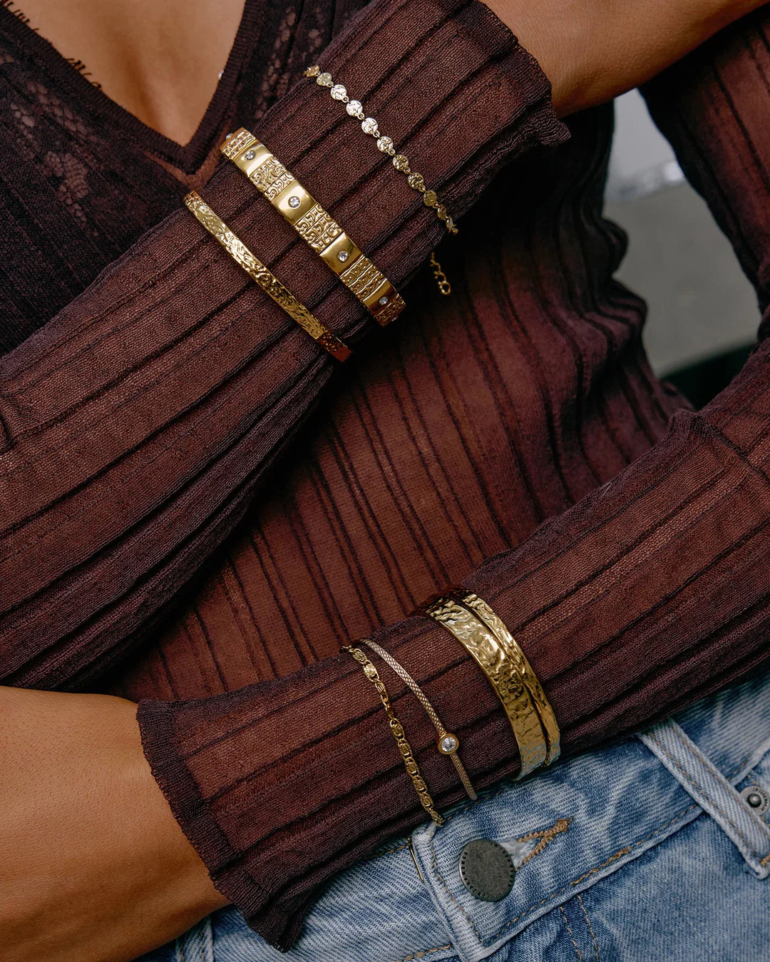 Arms of Eve - Atlas Bracelet in Gold