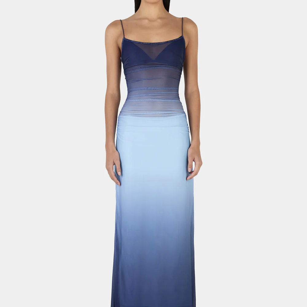 Ownley - Arabella Midi Dress in Ocean Gradient
