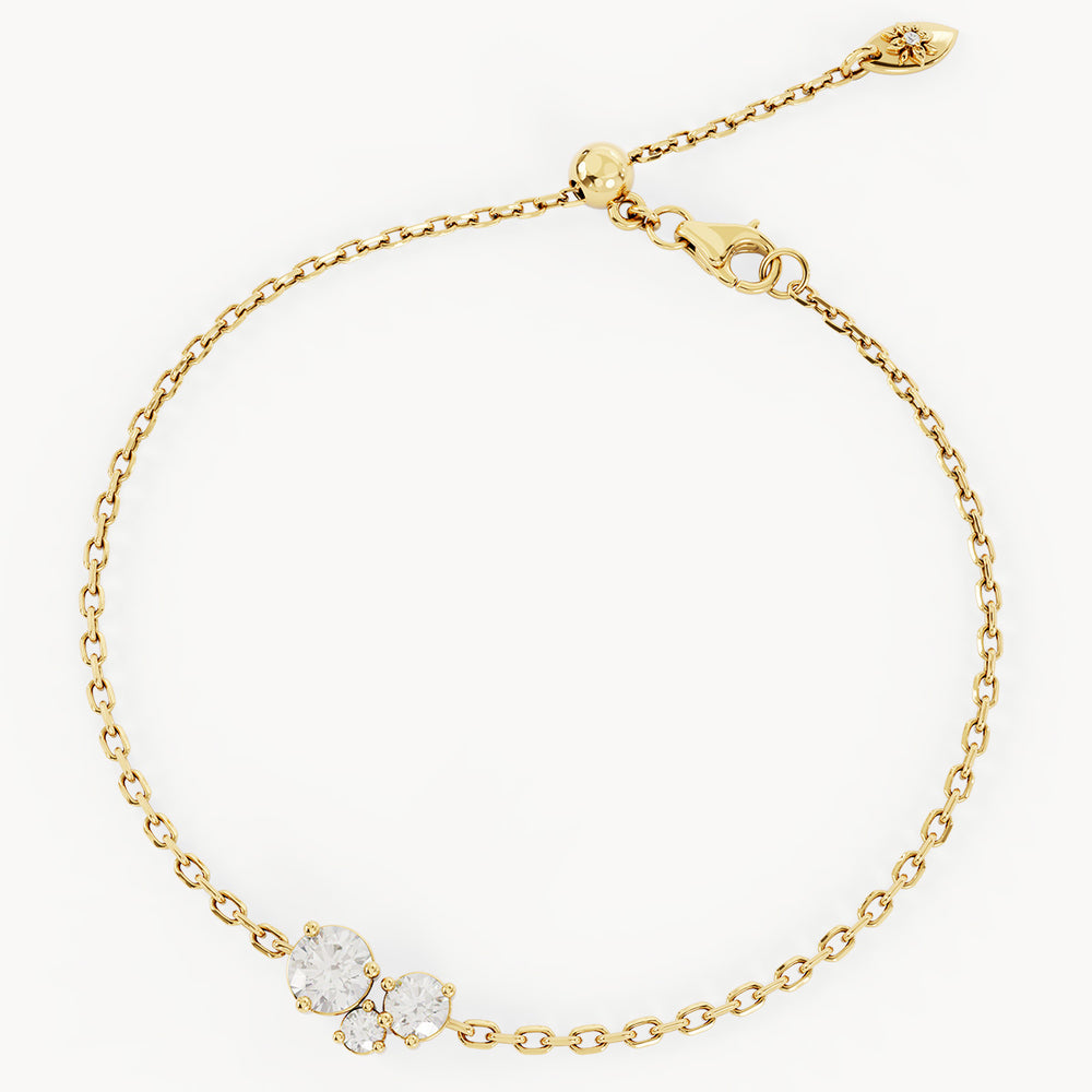 By Charlotte - Whispers of Love Bracelet in Gold