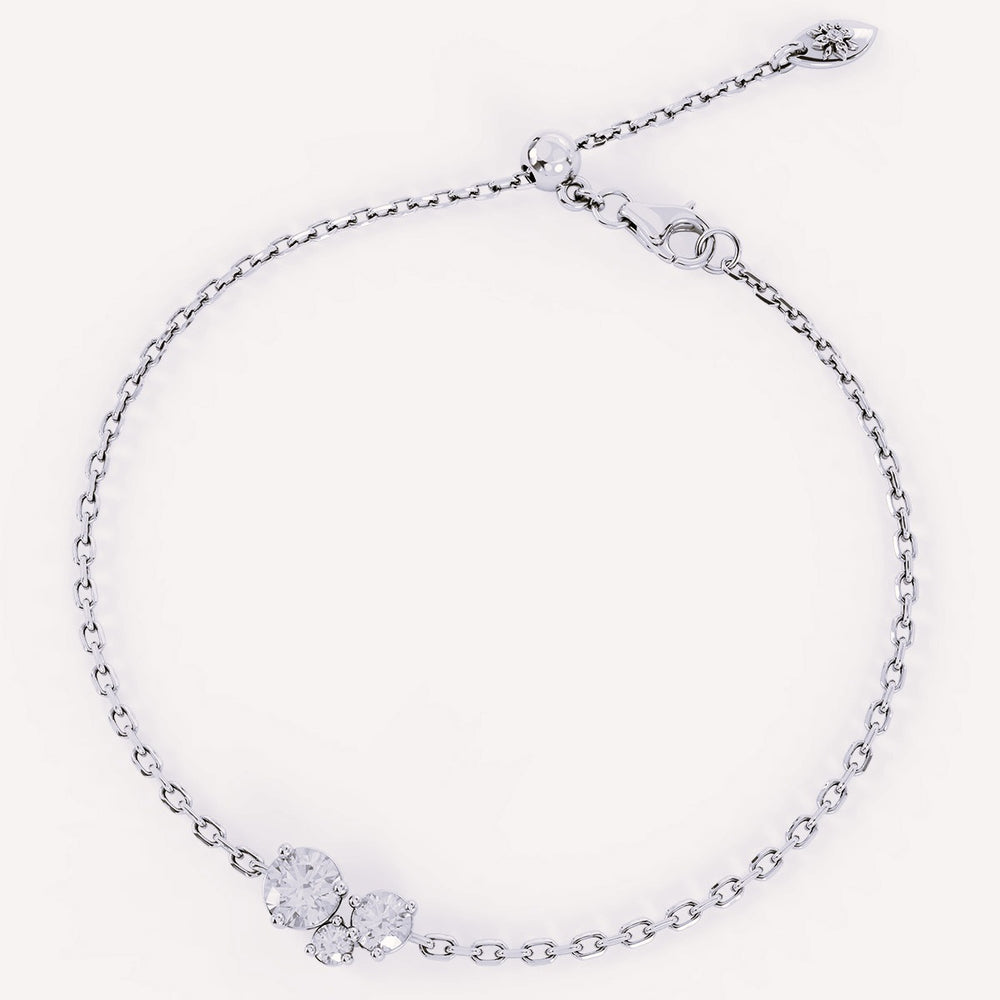By Charlotte - Whispers of Love Bracelet in Silver