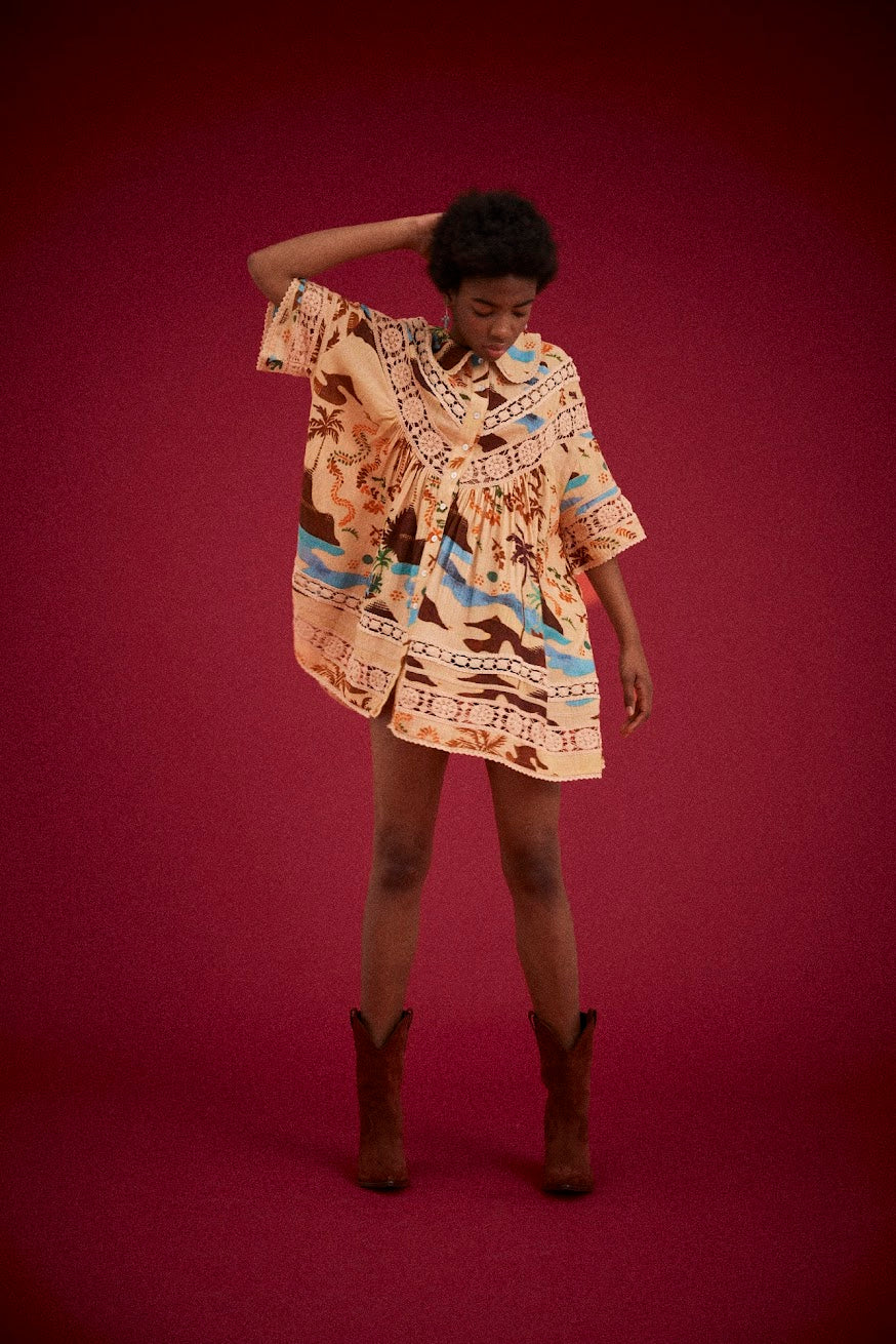 Kinga Csilla - Island Nola Button Down Dress