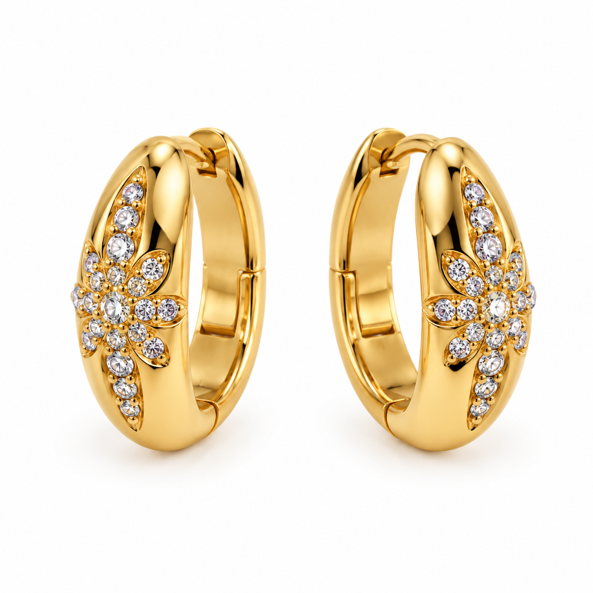 We Are Emte- Astra Hoops in 18K Gold Plated