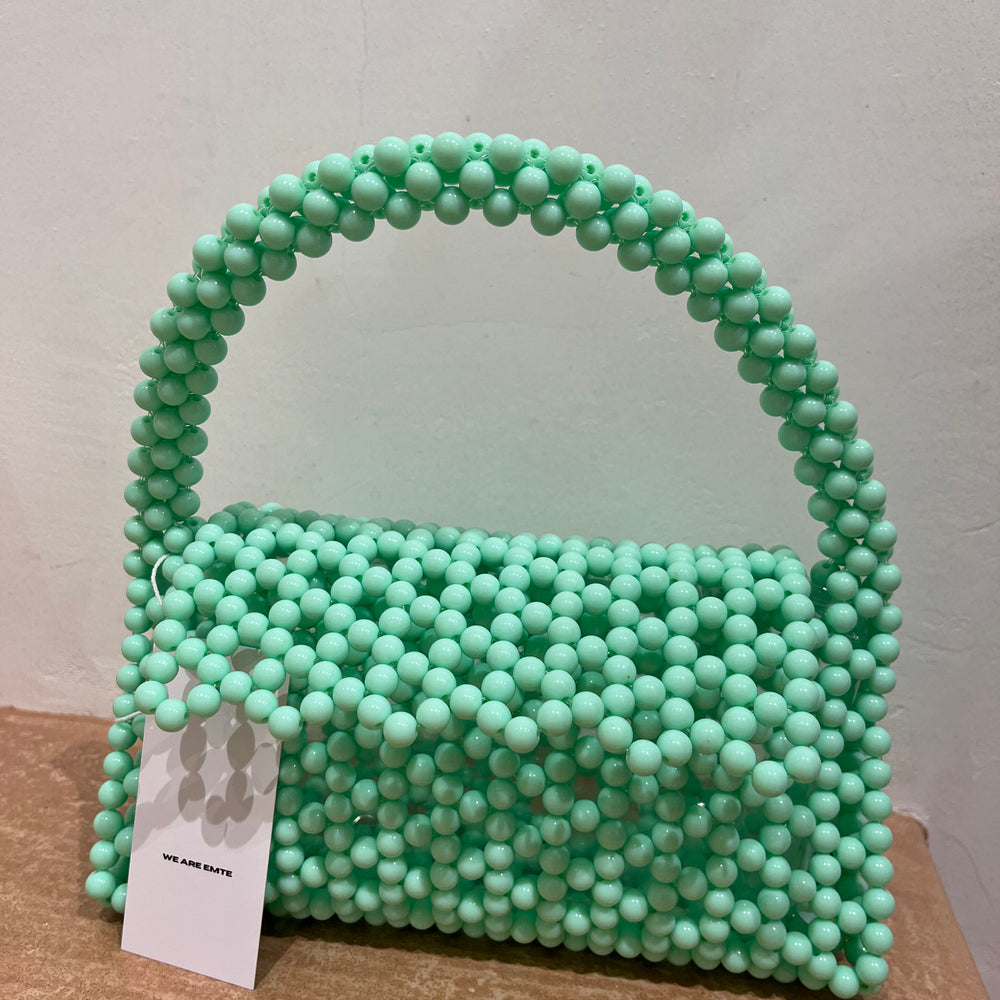 
                      
                        We Are Emte - Edie Beaded Bag in Matcha
                      
                    