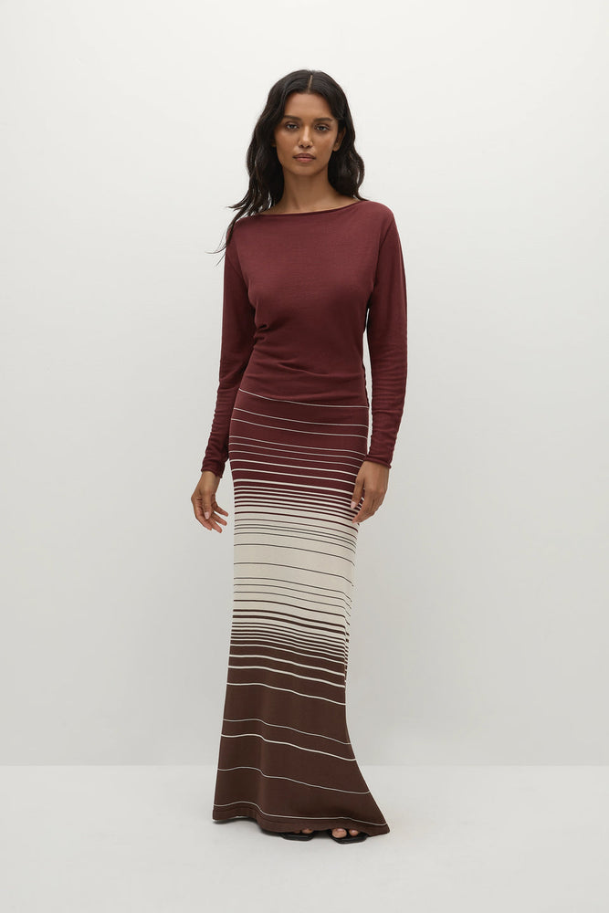 Faithfull The Brand - Idun Maxi Dress in Accordion Stripe