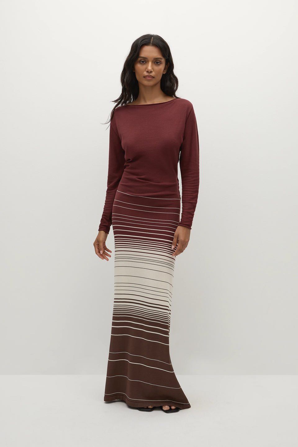 Faithfull The Brand - Idun Maxi Dress in Accordion Stripe
