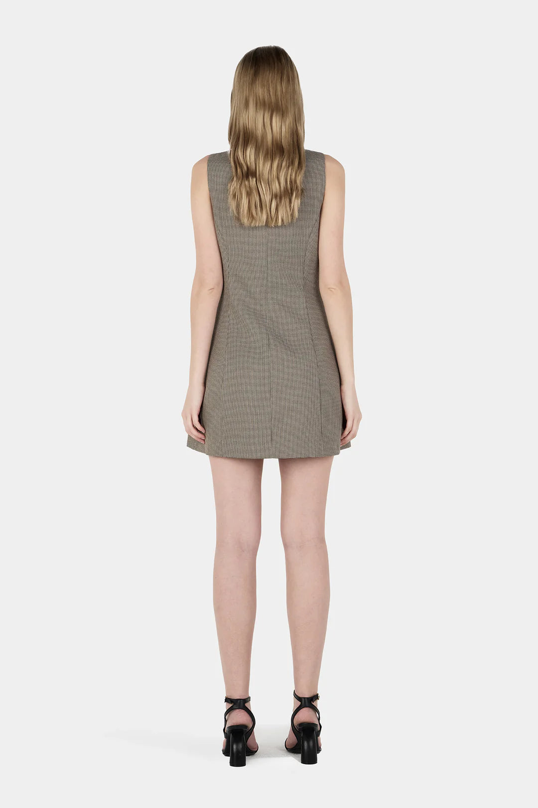 Hansen and Gretel - Bonython Mini Dress in Chestnut Check
