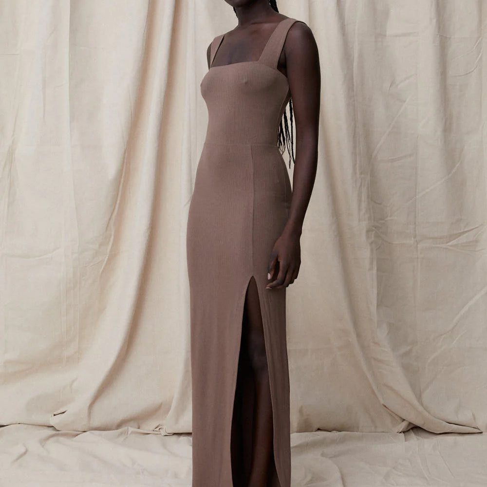 Blanca - Leonora Dress in Brown