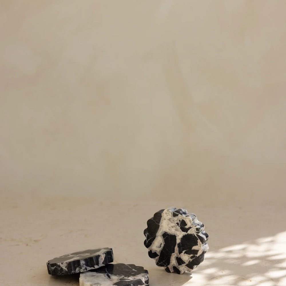 By West - Wave Coaster in Noir Grand Antique