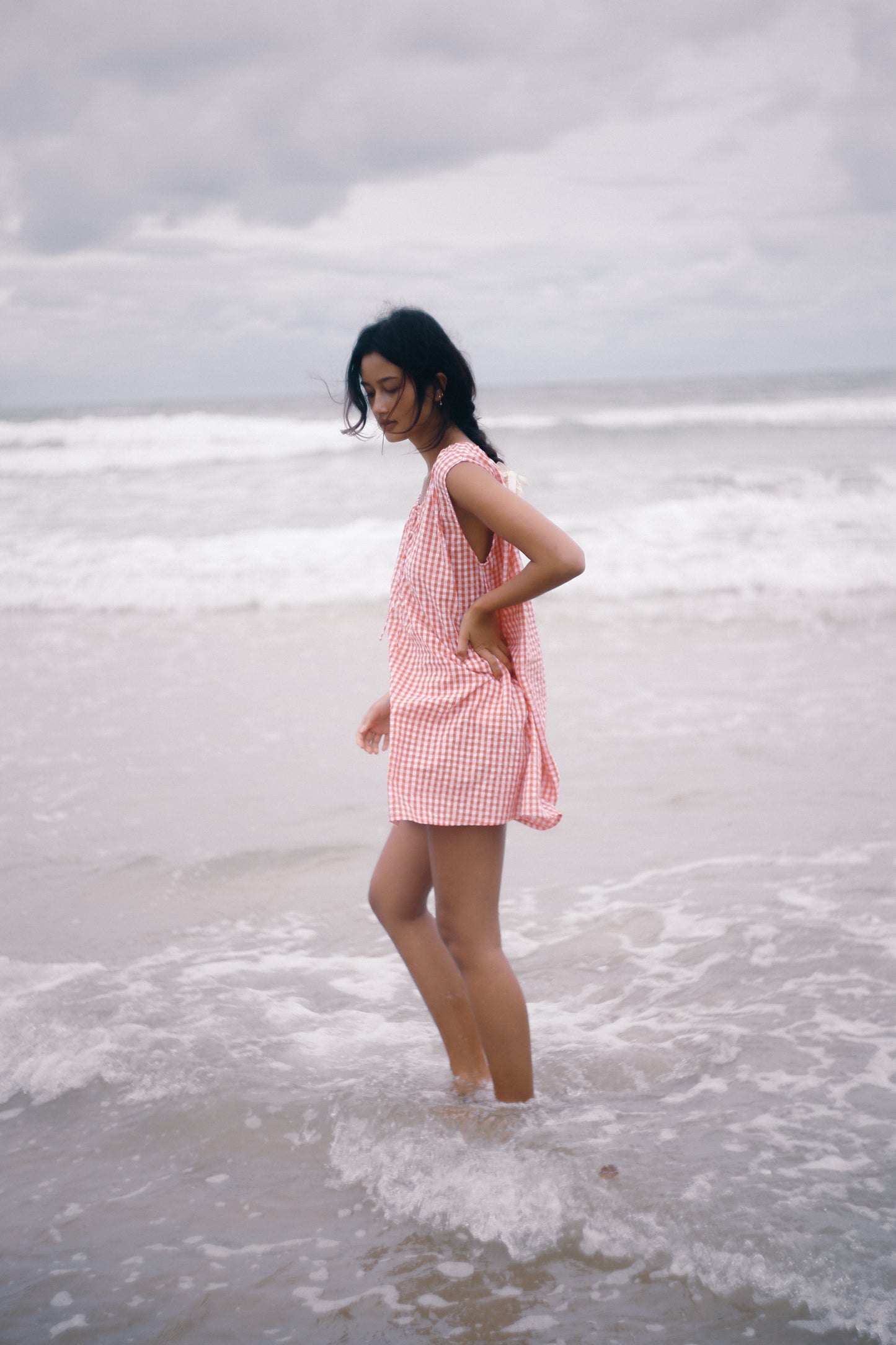 Bare Road - Luna Shift Dress in Starburst Gingham