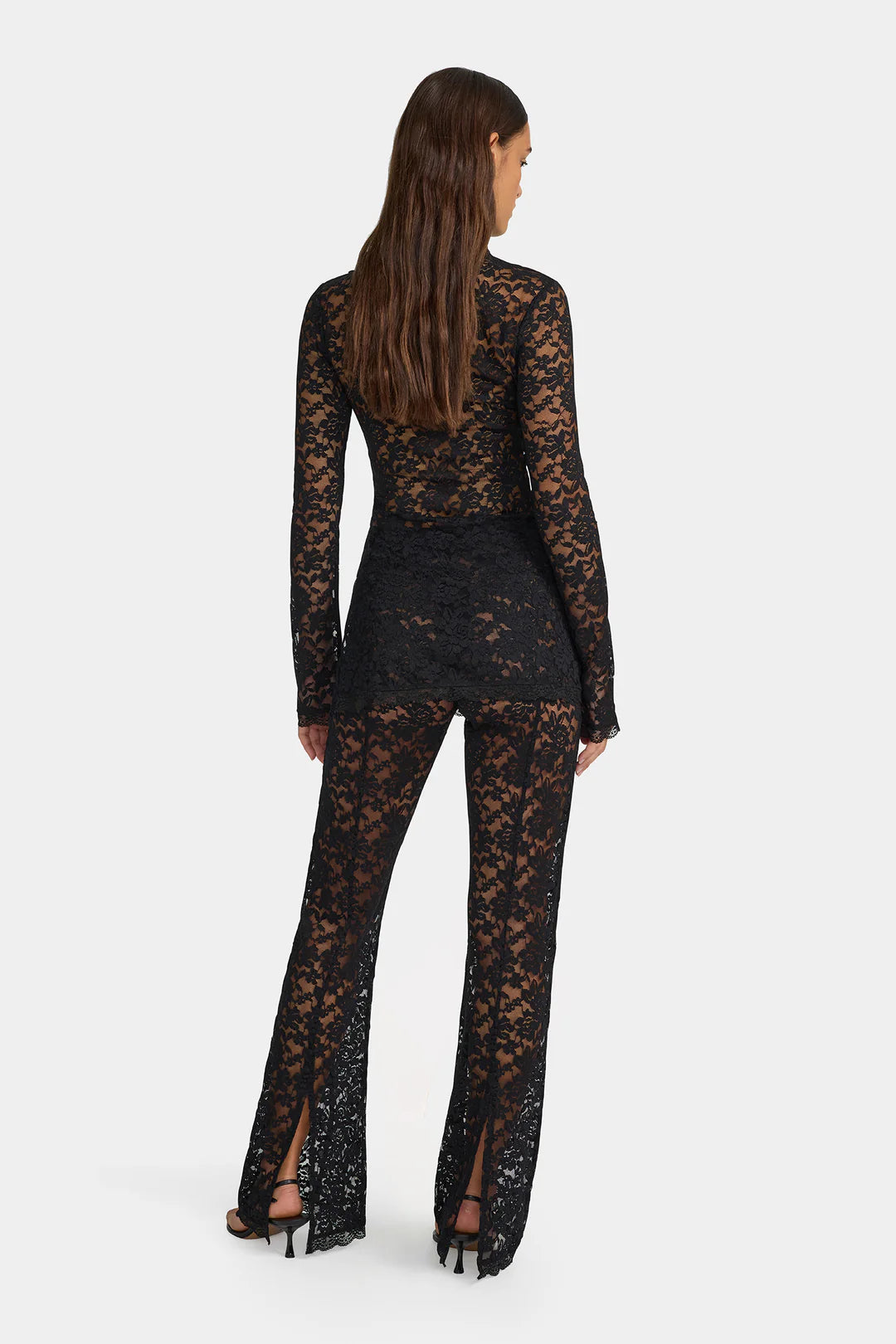 Ownley - Evangeline Lace Pant in Black