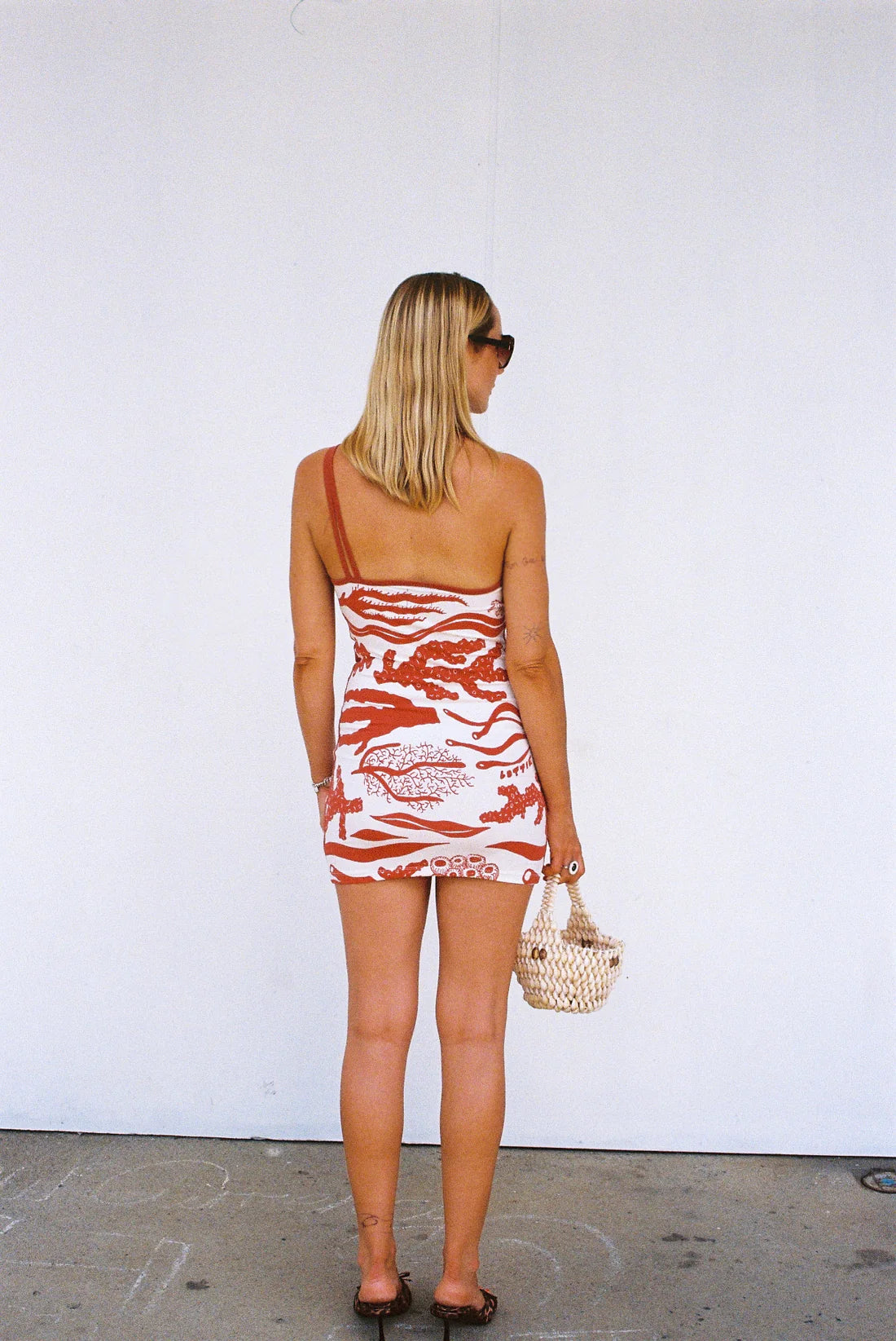 Lottie Hall - Coral Sports Dress in Red