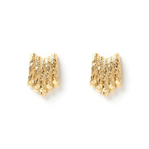 
            
                Load image into Gallery viewer, Arms of Eve - Coral Gold Earrings
            
        