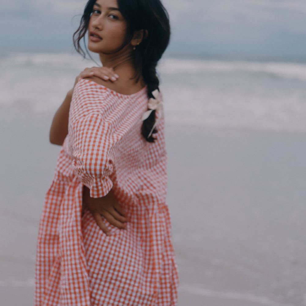 Bare Road - Darcey Dress in Starburst Gingham