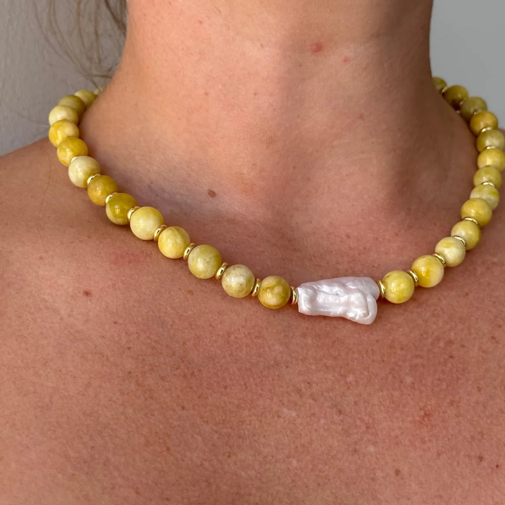 Käärme Jewels - Sunrise Pearl Necklace