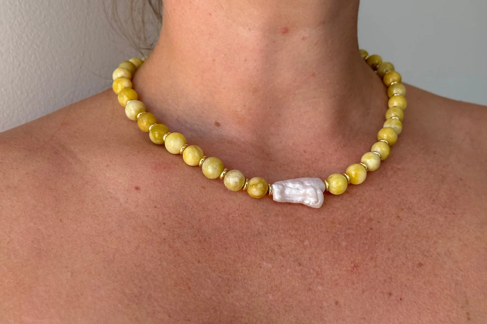 Käärme Jewels - Sunrise Pearl Necklace