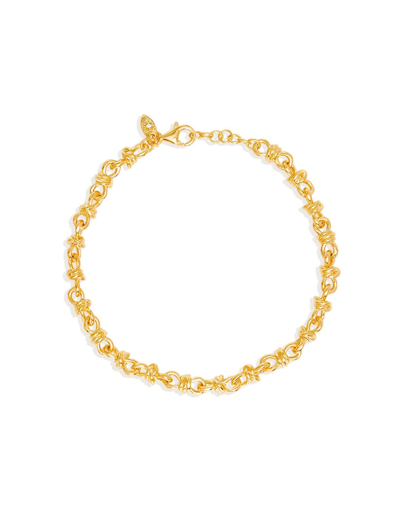 By Charlotte - Entwined Bracelet in Gold