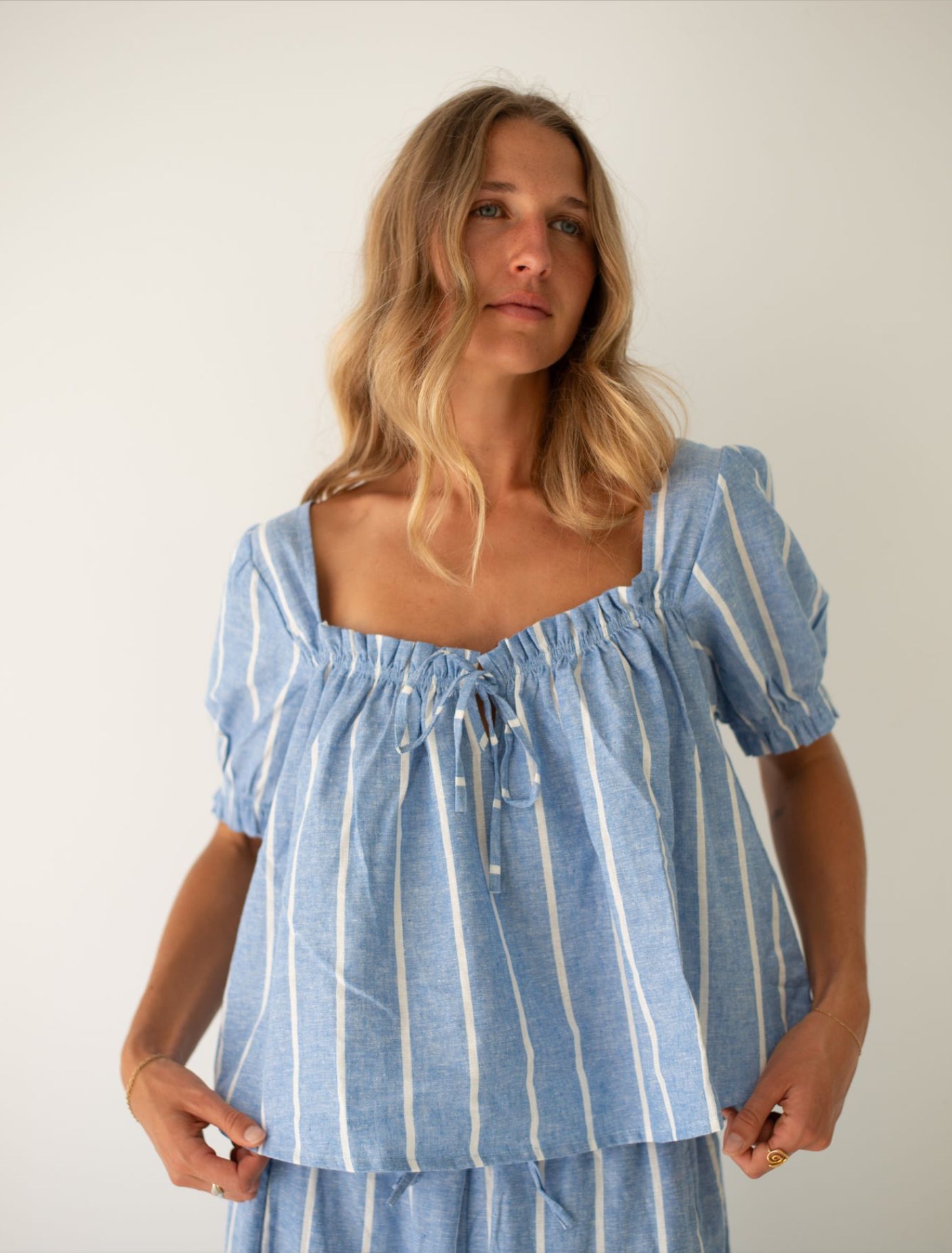 Bare Road - Ava Blouse in Sailor Stripe