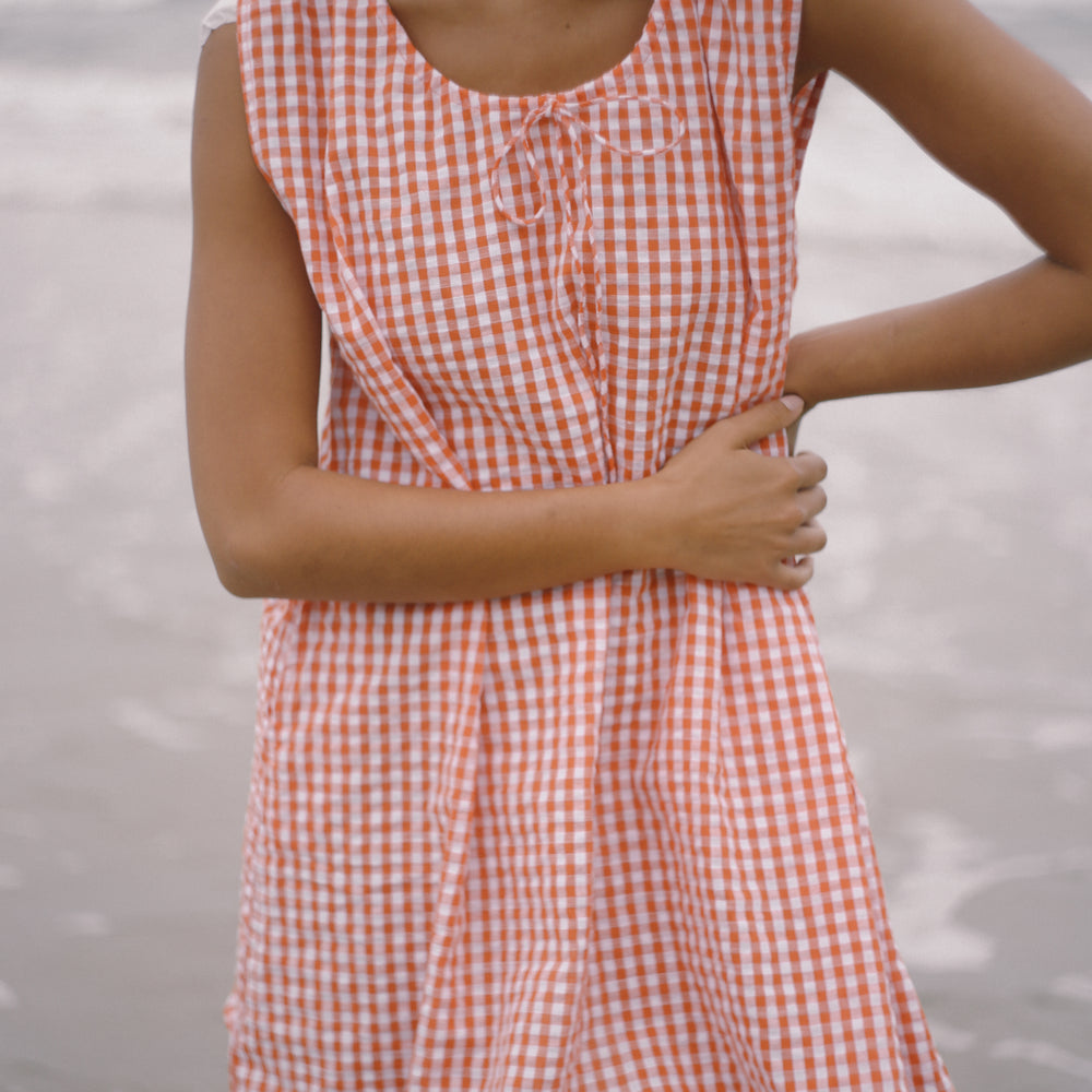 
                      
                        Bare Road - Luna Shift Dress in Starburst Gingham
                      
                    
