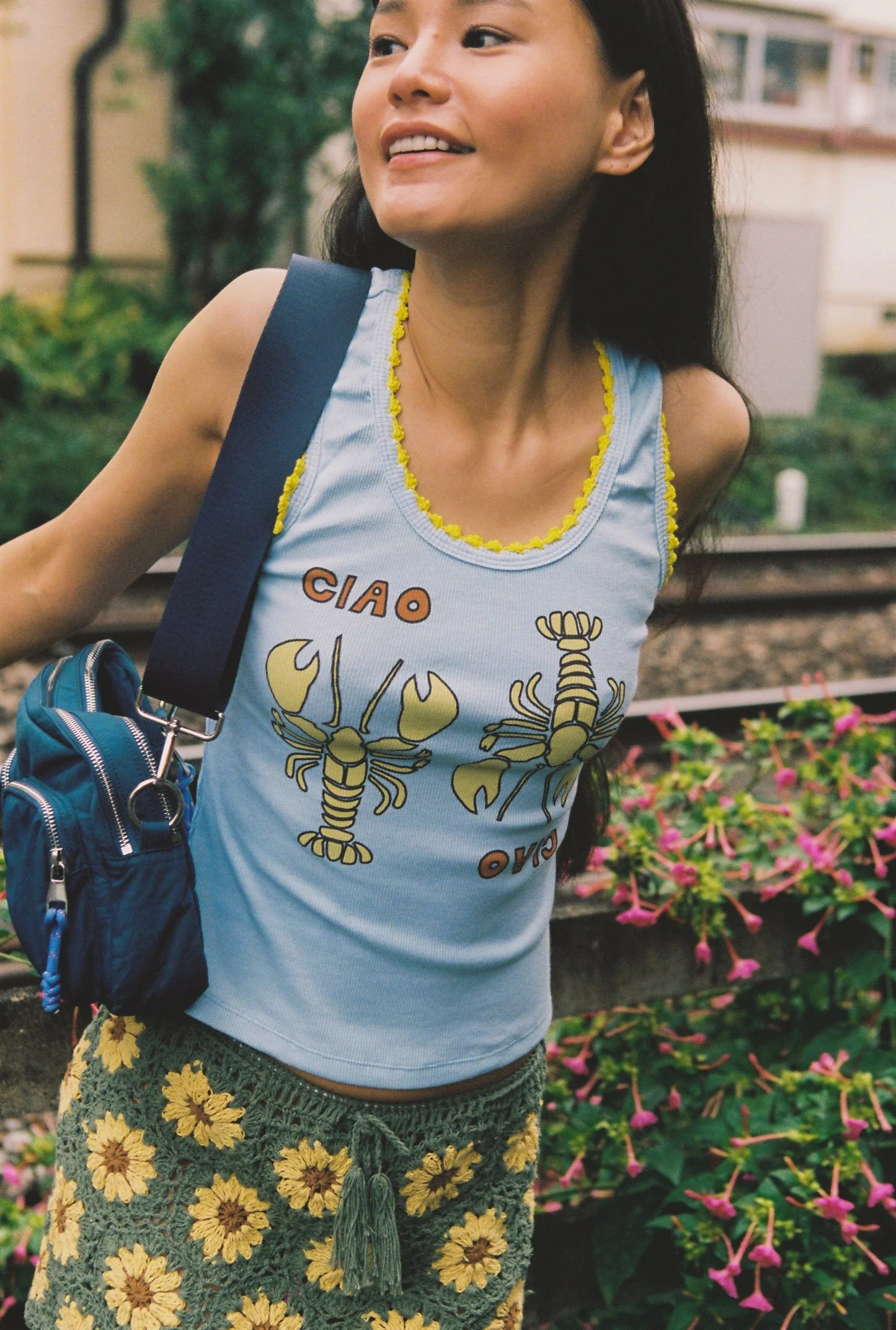 Ciao Ciao Vacation - Duo Rex Tank in Sky Blue