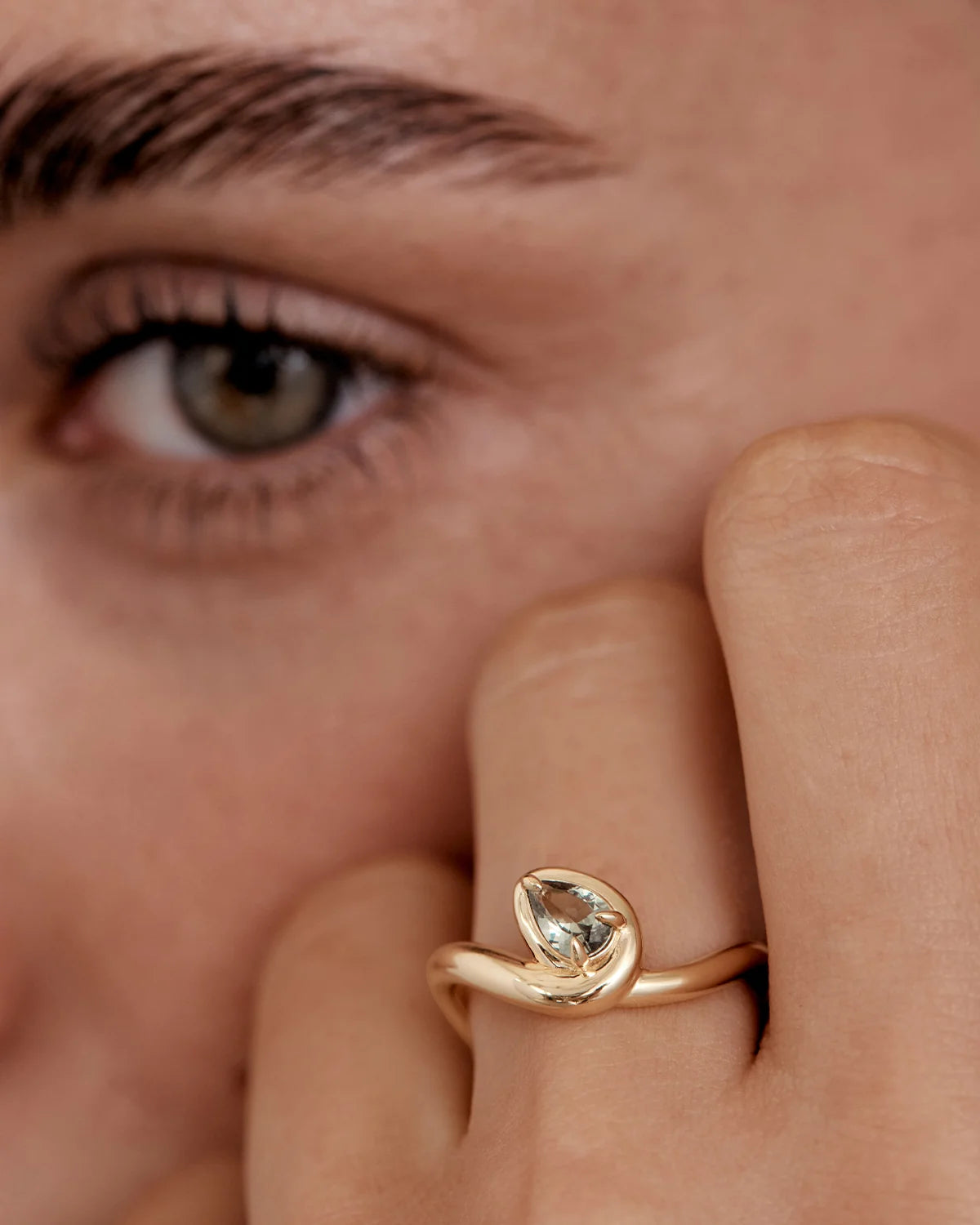 By Charlotte - Embrace Growth Ring in Gold