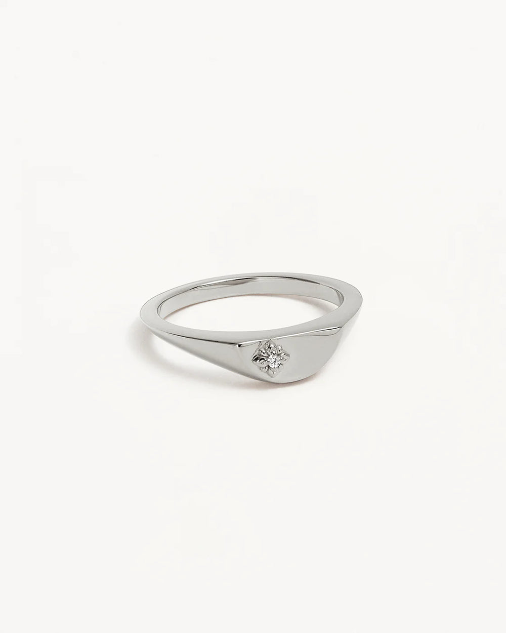 By Charlotte - Lotus Ring in Silver