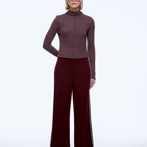 Ena Pelly - Alessia Relaxed Pant in Burgundy