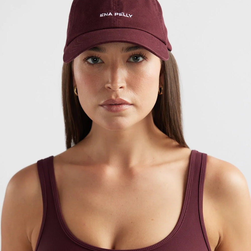 Ena Pelly - Athleisure Cap in Cherry Cola