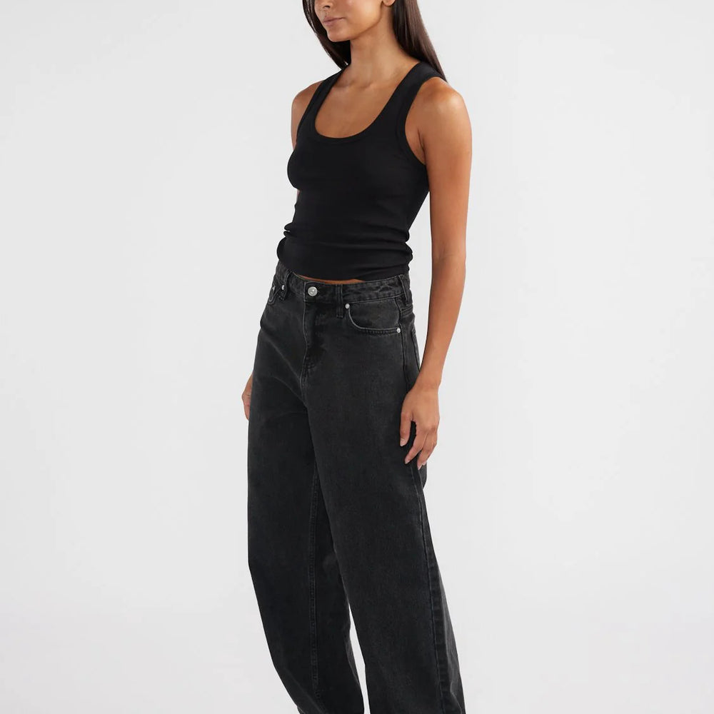 
                      
                        Ena Pelly - Carrie Denim Jean in Black
                      
                    