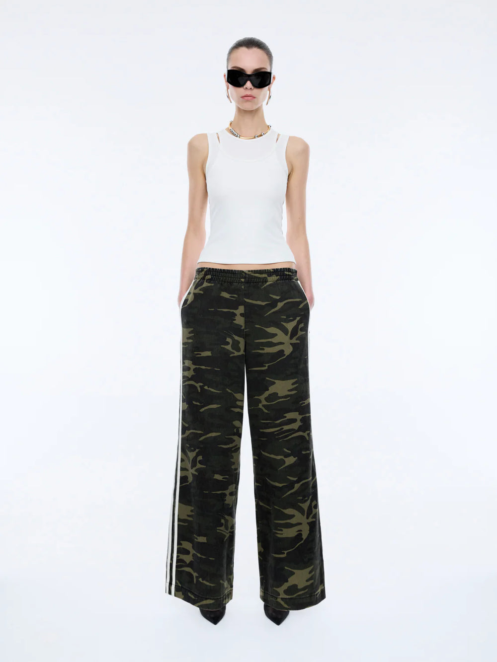 Ena Pelly - Myla Wide Leg Pant in Camo Print