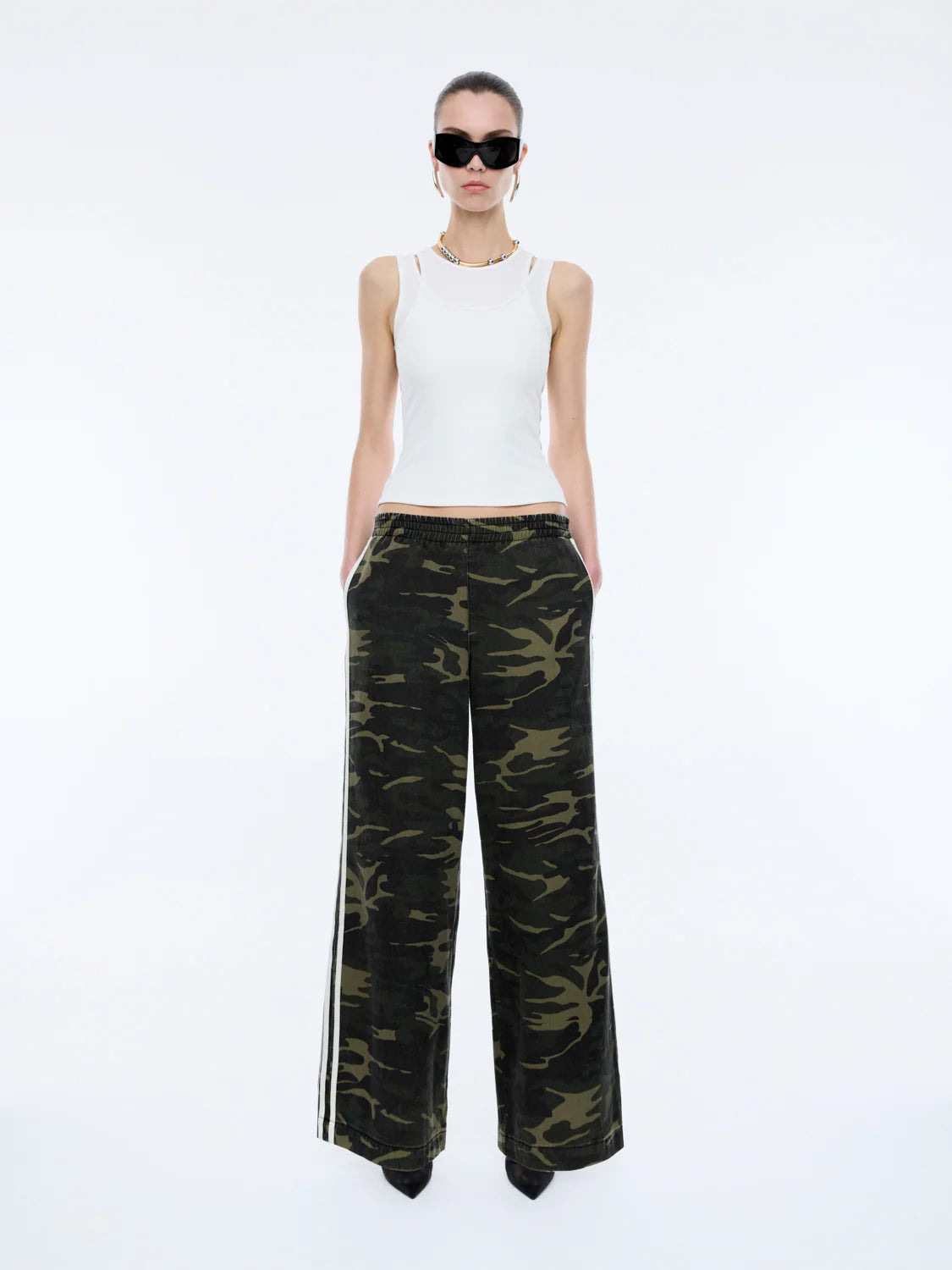 Ena Pelly - Myla Wide Leg Pant in Camo Print