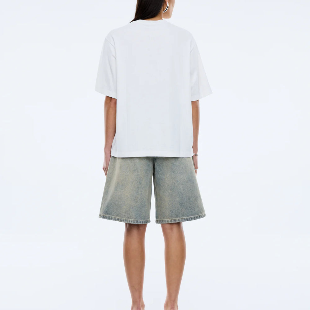 Ena Pelly - Peaches Tee in Vintage White