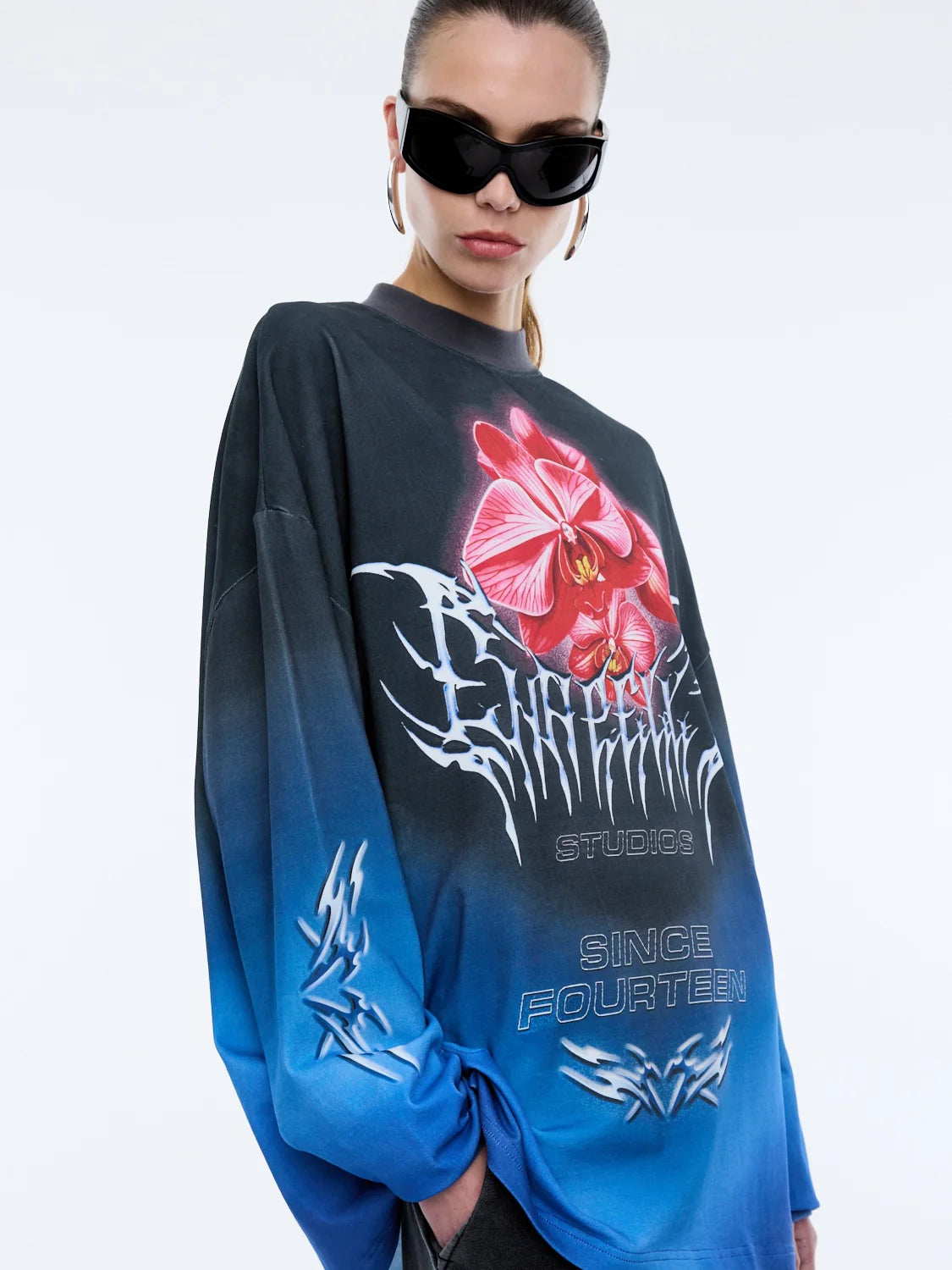 Ena Pelly - Orchid Long Sleeve Tee Dress
