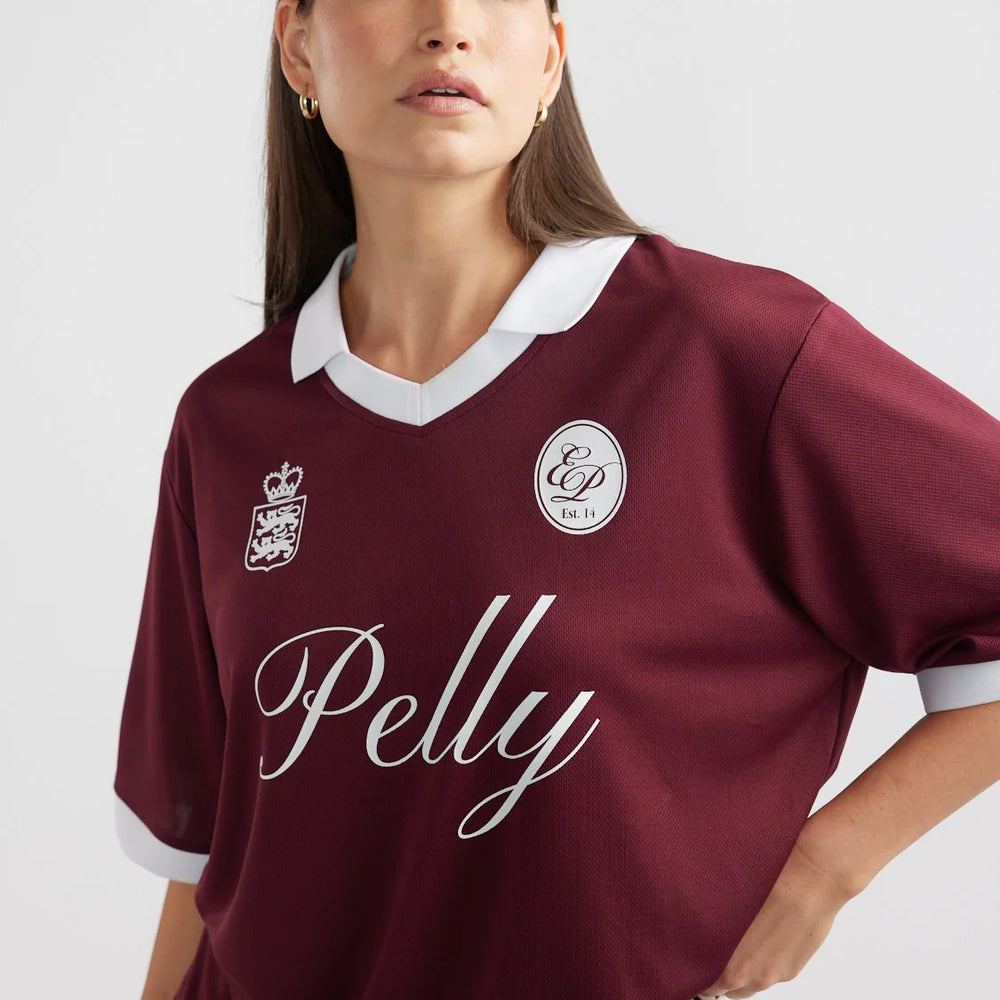 
                      
                        Ena Pelly - Script Sport Polo in Cherry Cola
                      
                    