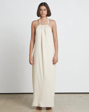 BARE By Charlie Holiday - The Crinkle Halter Dress