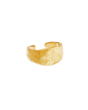 By Charlotte - Woven Light Ring in Gold