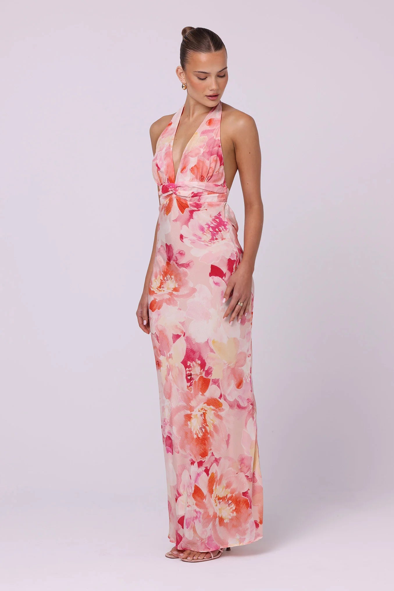 Isabelle Quinn - Elodie Maxi Dress in Dahlia Floral