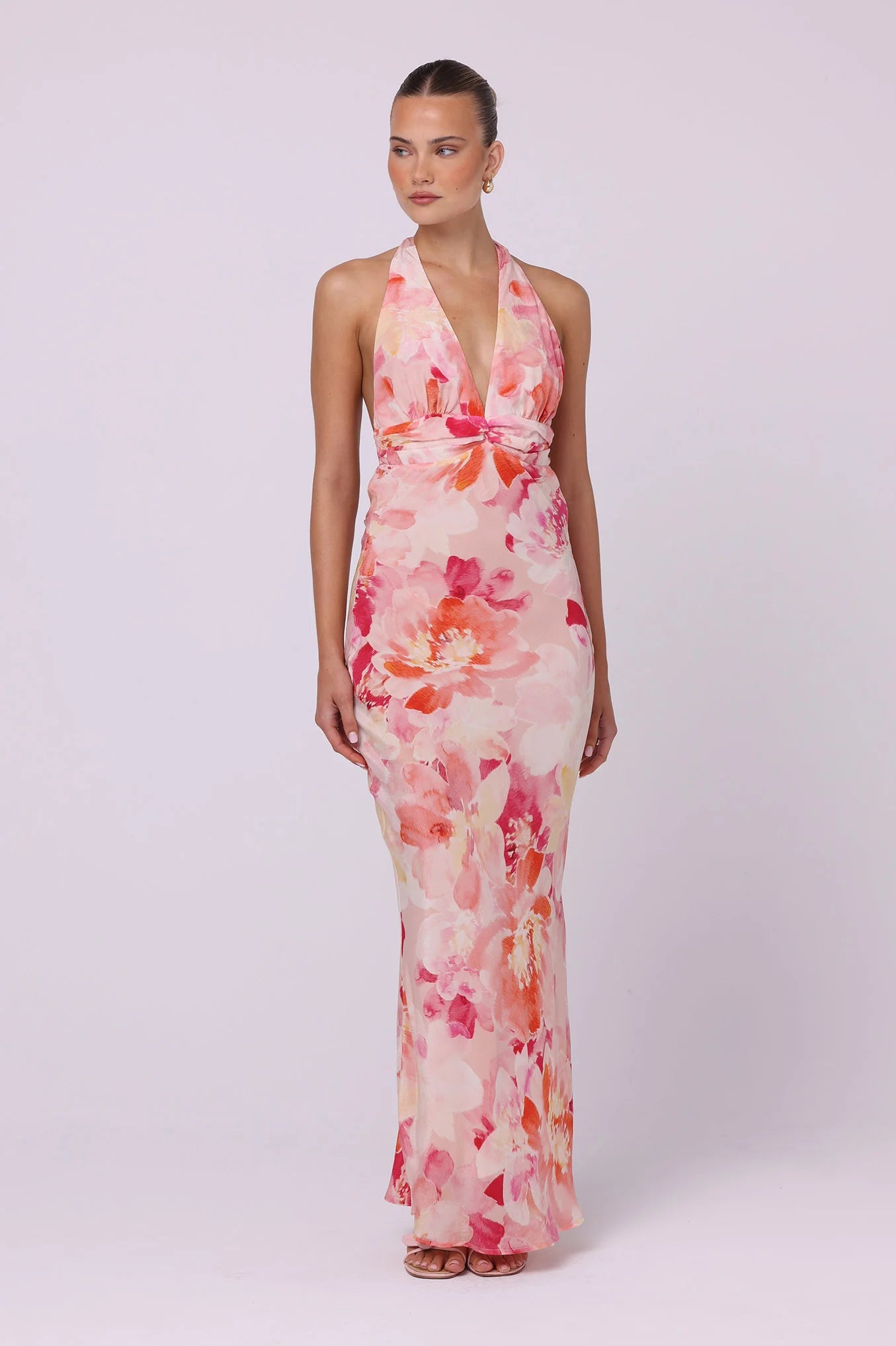 Isabelle Quinn - Elodie Maxi Dress in Dahlia Floral