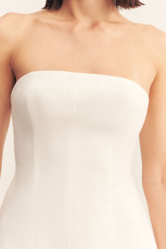 
                      
                        Shona Joy - Wellington Strapless Top in Ivory
                      
                    