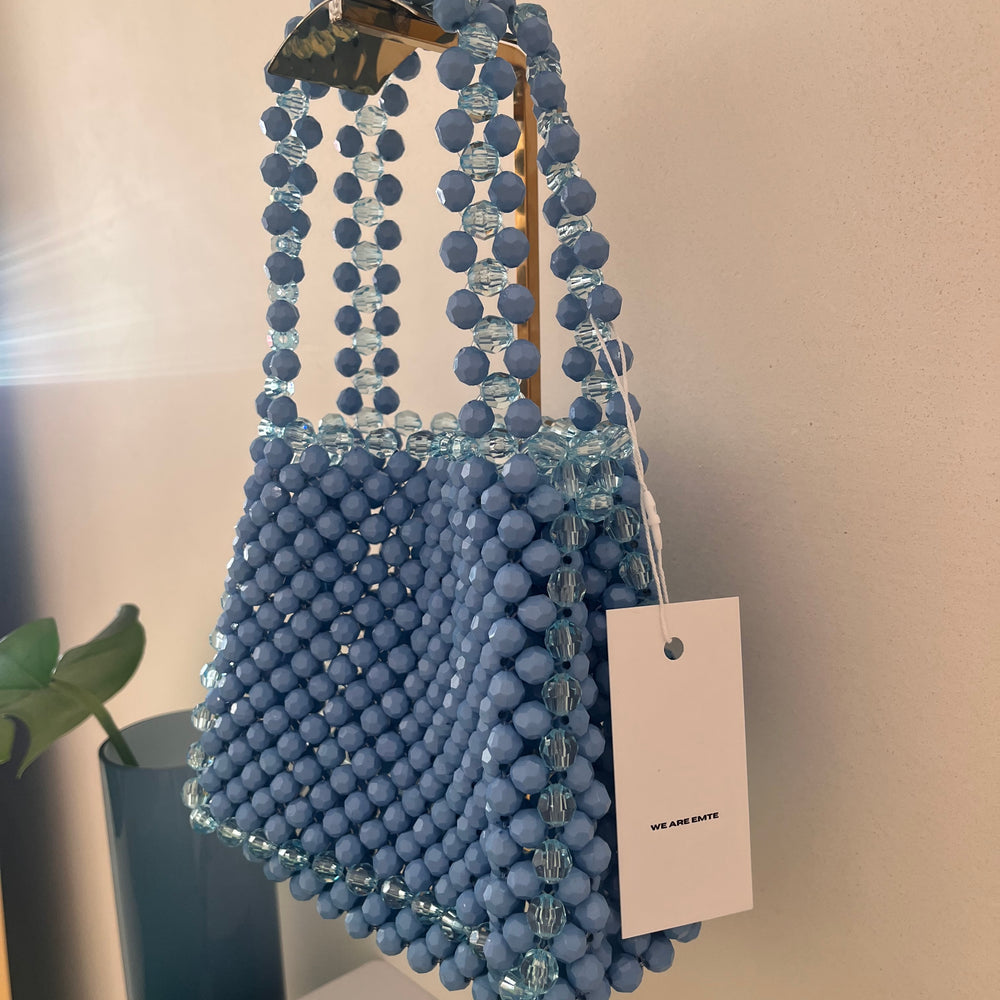 We Are Emte - Lola Beaded Bag in Bubblegum