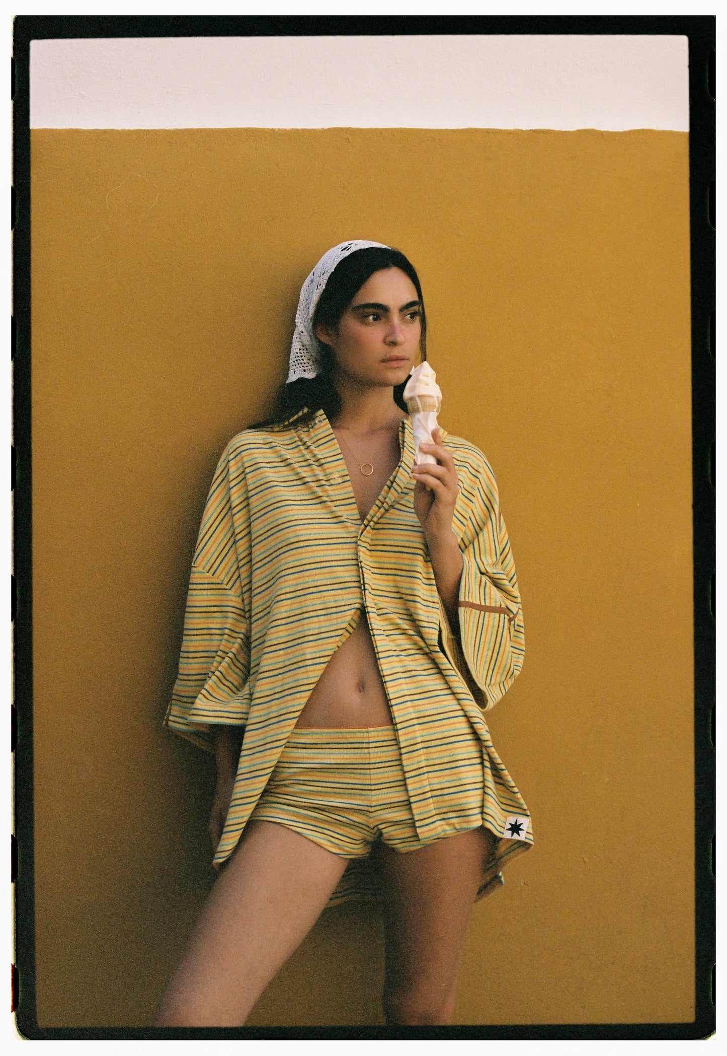 Ciao Ciao Vacation - Lemon Striper Bungalow Shirt