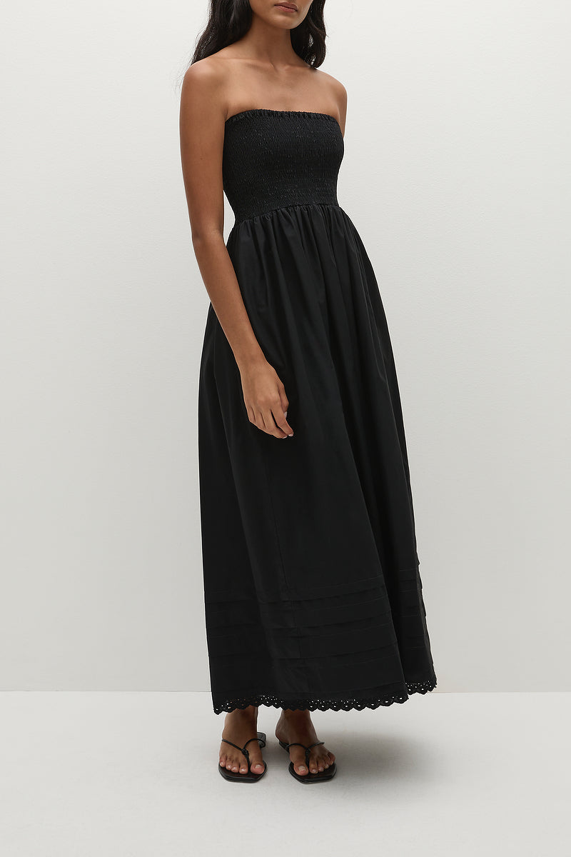 Faithfull The Brand - Iben Midi Dress in Black
