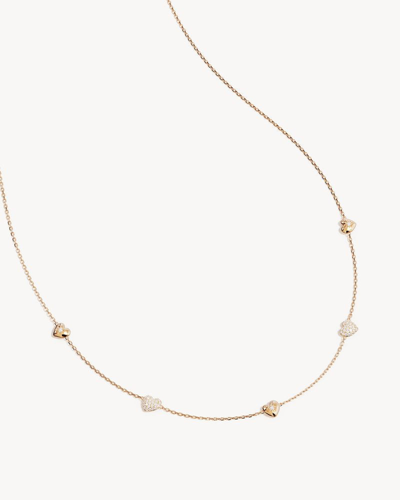 By Charlotte - You Have My Heart Choker Necklace in Gold