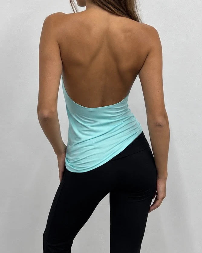 Saint Sebastian Studio - Noa Drape Top in Turquoise