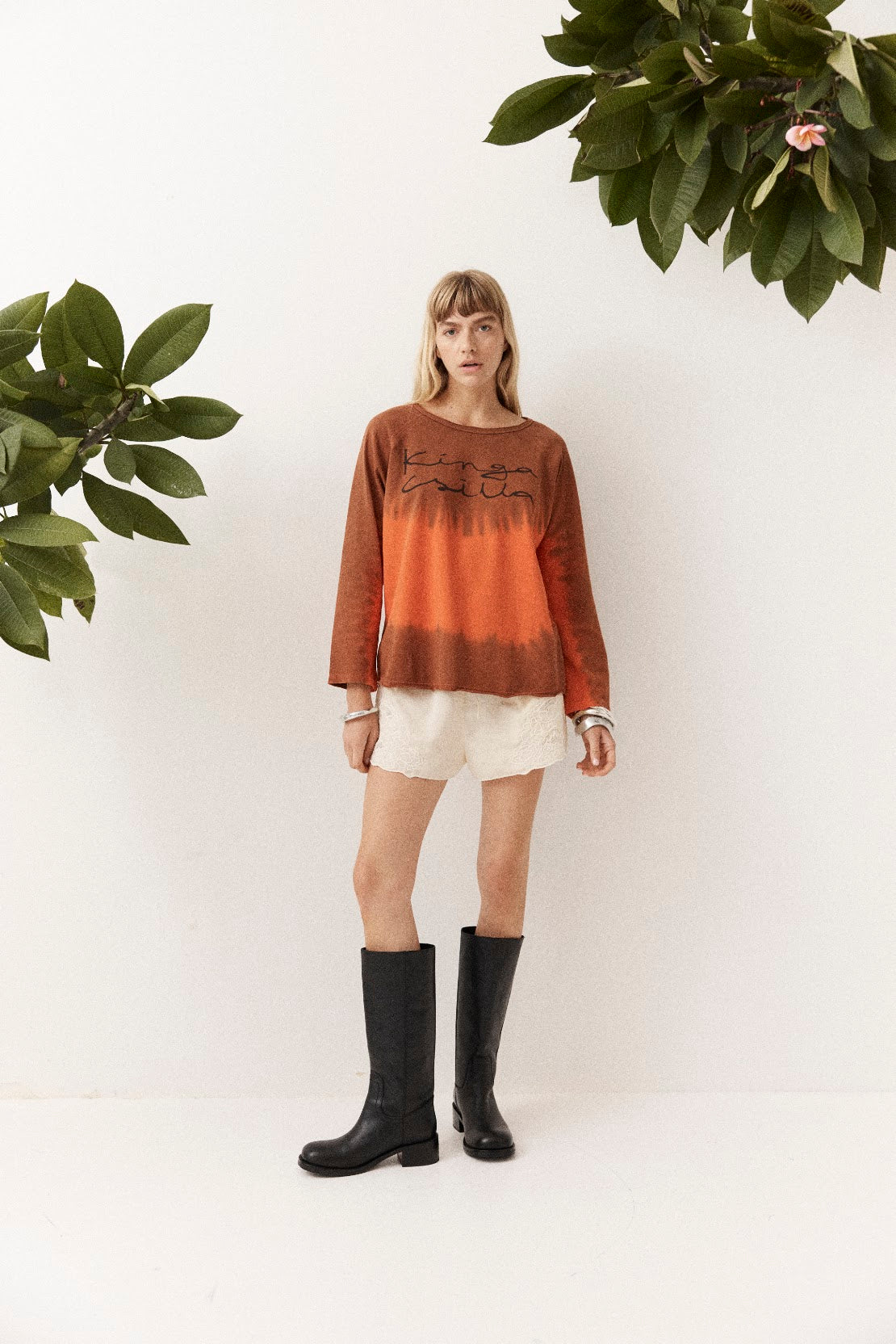 Kinga Csilla - Fire Raw Long Sleeve Tee