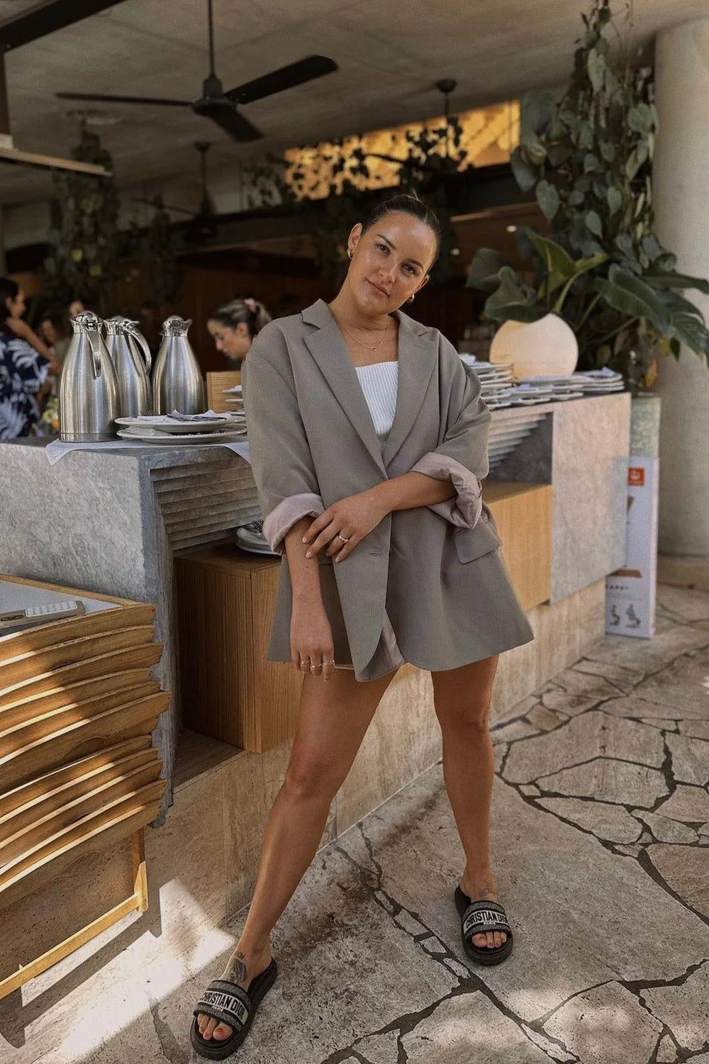By Billie - Charlotte Blazer in Twill