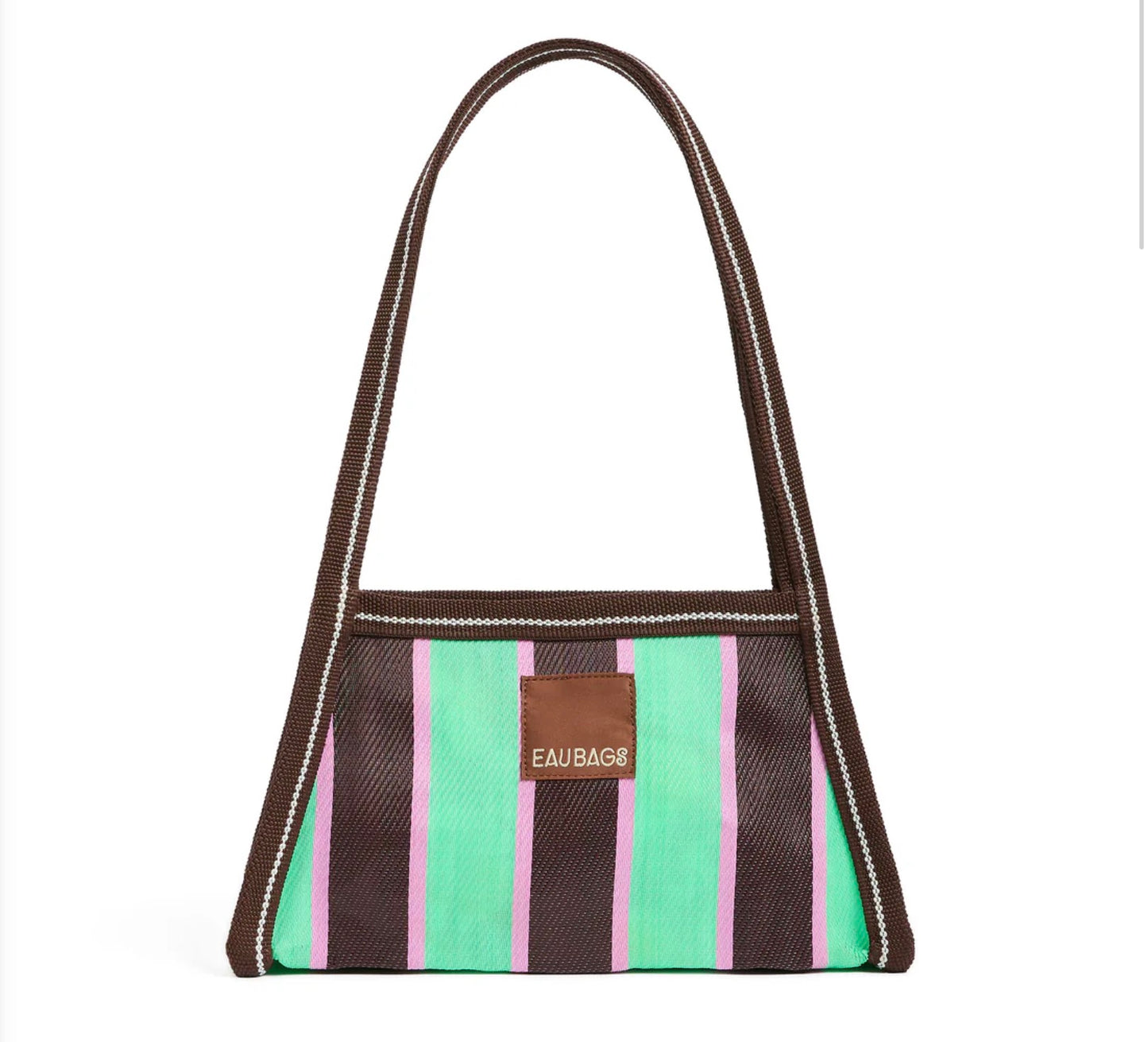 Eau Bags - Baguette inMint/Brown/Pink