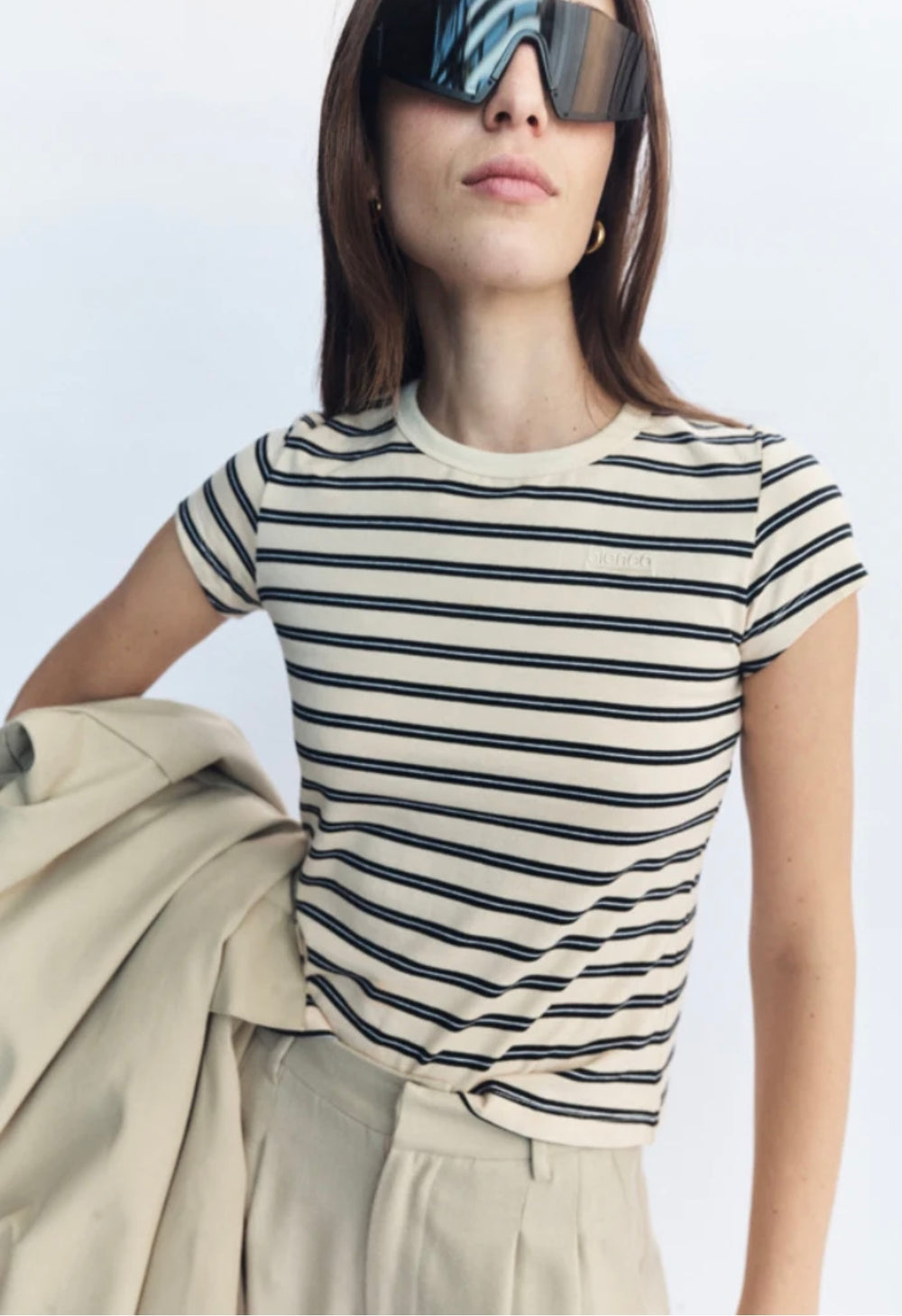 Blanca - Kendra Tee in Beige
