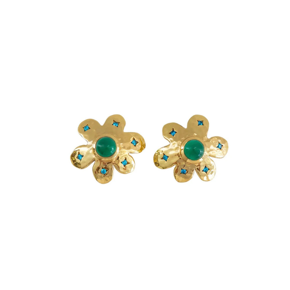 Käärme Jewels - Flower Stud Earrings